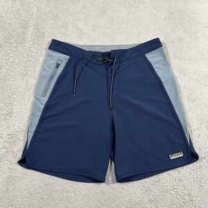 Florence Marine X Board Shorts Mens 29 Blue Stretch Beach Swim Surf